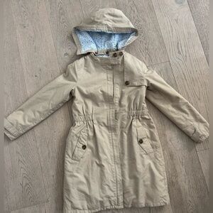 Girls Brooks Brothers Hooded (removable trench coat)
Size L